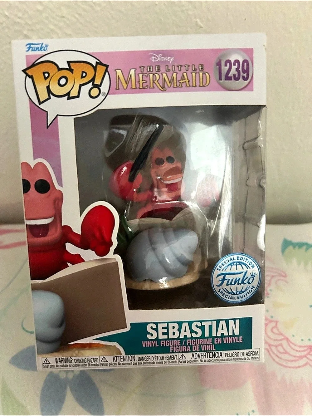 Funko Pop! Disney The Little Mermaid Sebastian #1239 Like New